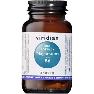 Viridian High Potency Magnesium with B6 [30 капсули]