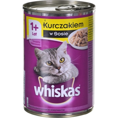 Whiskas Adult kuřecie mäso v omáčke 400 g