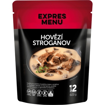 EXPRES MENU Hovězí Stroganoff 600 g – Zboží Mobilmania