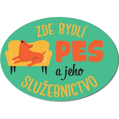 ALBI Cedulka na dveře - Zde bydlí pes