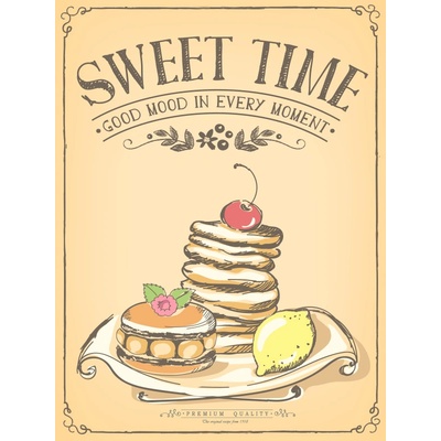Ceduľa Premium Quality - Sweet Time