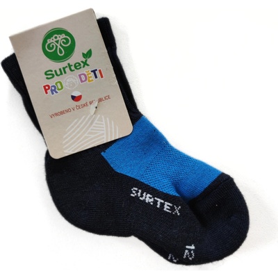 Surtex Merino Ponožky Tyrkysová