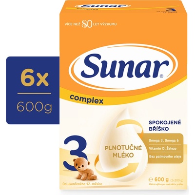 Sunar 3 complex 6 x 600 g – Hledejceny.cz