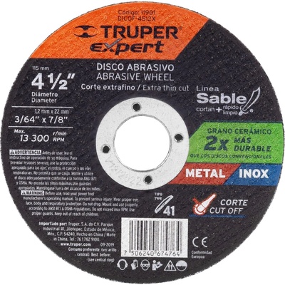 Truper eXpert Rezný kotúč 115 mm 11901