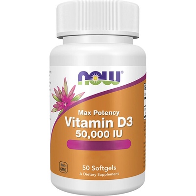 NOW Foods Now Vitamin D3 5000 IU 50 softgels