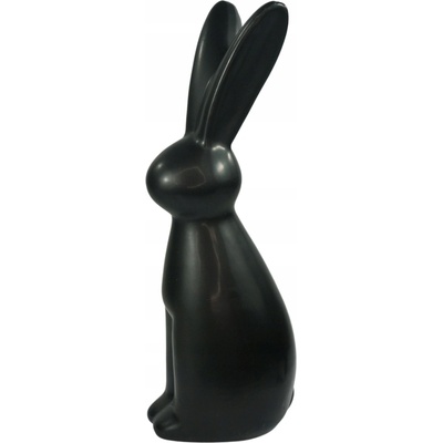 Černý zajíček keramický králík 25 cm moderní – Hledejceny.cz