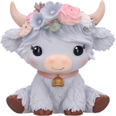 Nemesis Now Статуетка Nemesis Now Adult: Cute - Moo Crew - Magnolia (Grey Flower), 10.5 cm (B7446A26)