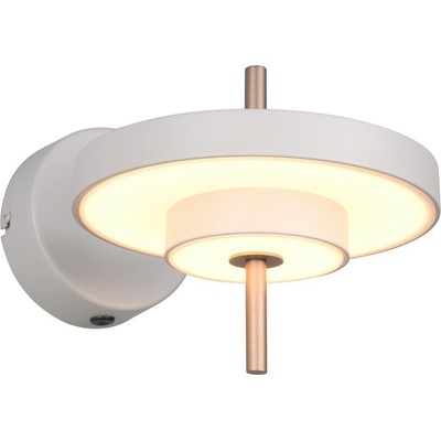 TRIO LED стенна лампа с огъваща се структура/затъмняваща се в цвят слонова кост ø 20 cm Keaton - Trio (240270176)