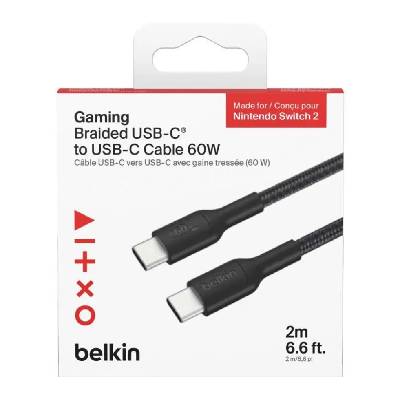 Usb-c To Usb-c Braided Pcr Cable 60w 2m