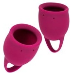 LOLA GAMES Комплект менструални чаши Natural Wellness Червена Пивоня, 2 бр (P26758)