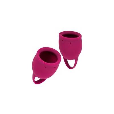 LOLA GAMES Комплект менструални чаши Natural Wellness Червена Пивоня, 2 бр (P26758)