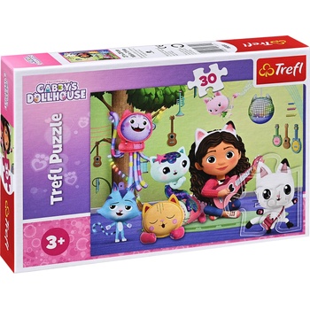 Trefl Пъзел Trefl от 30 части - Къщичката за кукли на Габи (18301)