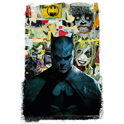 Plagát, Obraz - Batman - Dark Knight Collage, 61 × 91.5 cm