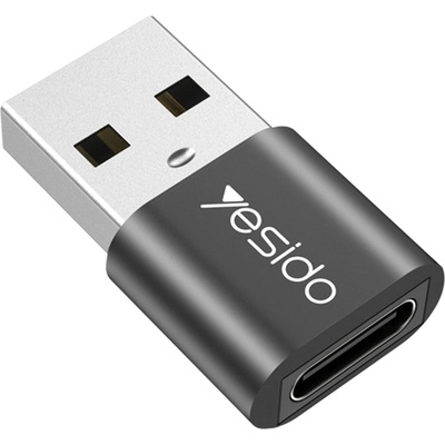 Yesido USB към Type-C 5Gbps OTG адаптер - Yesido (GS09) - черен