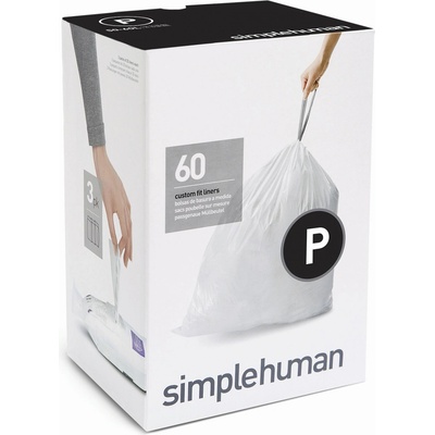 Simplehuman Sáčky 50-60 L typ P zatahovací 3 x 20ks 60 sáčků 35 µm CW0263-1