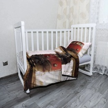 Sablio obliečky Červený vlak na kolejích 120 x 90 cm 40 x 60 cm