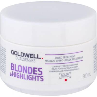 Goldwell Dualsenses Blondes & Highlights 60 Sec Treatment от Goldwell за Жени Маска за коса 200мл