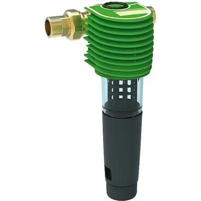 Spätný filter Grünbeck Boxer RX / 1´´ / 182/100 mm / 8,4 m3/h / mosadz/plast / zelená/sivá