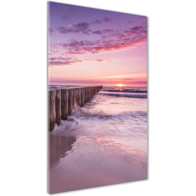 Vertikálny foto obraz fotografie na skle Vlnolam 50x100 cm