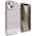 elago Glide Case - удароустойчив силиконов (TPU) калъф за iPhone 13 (сив-бял)