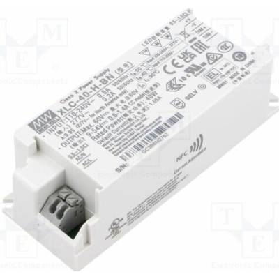 MEAN WELL XLC-40-H-BN Napájecí zdroj: spínaný; LED; 40W; 9÷54VDC; 600mA÷1,4A; 100÷305VAC