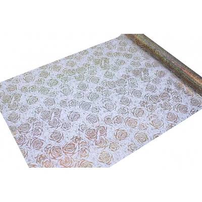 Силиконова мушама 90510 Рози злато