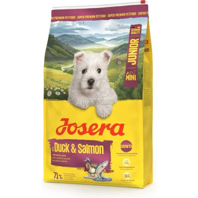 Josera Mini Junior Duck & Salmon суха храна за кучета 10 кг