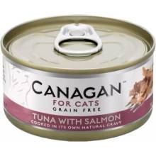 Symply Pet Foods Canagan Cat tuniak a losos 75g