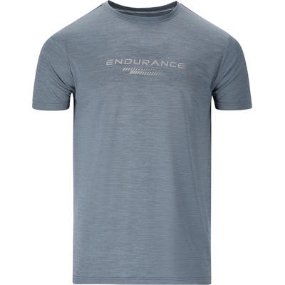 ENDURANCE Мъжка спортна тениска ENDURANCE Portofino S/S Performance Tee Sport shirt - Flint Stone - размер XL (016-8761-1714)