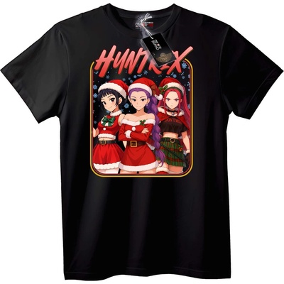 NOONEBRAND Тениска Коледен Hunter X Anime - M, Black