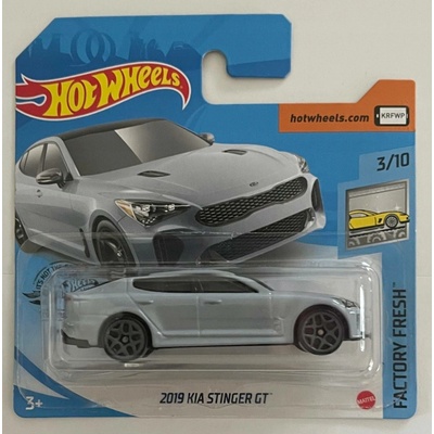 Mattel Hot Wheels 2019 Kia Stinger GT ŠedáFactory Fresh 3/10 GHF02
