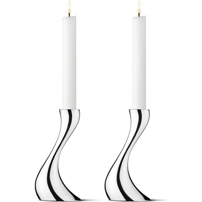 Georg Jensen Svícen Cobra malý, 2 ks -