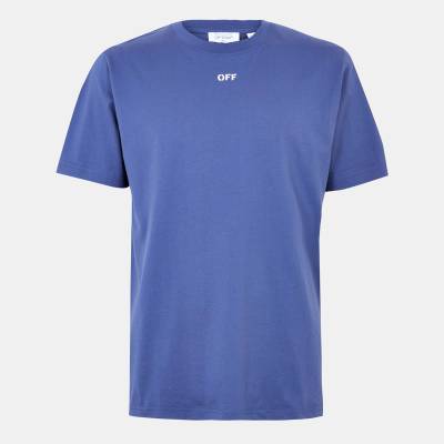 Off White Тениска Off White Men's Stamp T-Shirt - Blue/White