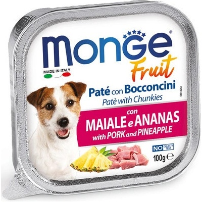 Monge Fruit Adult Dog Bravčové s ananásom 32 x 100 g