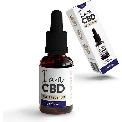 I am CBD Full spectrum CBD olej 15% borůvka 10 ml