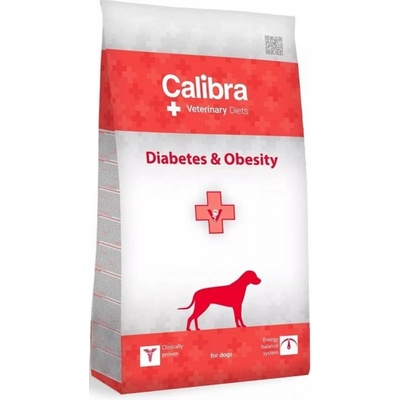 Calibra Vet Diet Dog Diabetes Obesity 12 kg