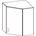 Bogdan Furniture Europe Горен ъглов шкаф Alina 60-E20, елша