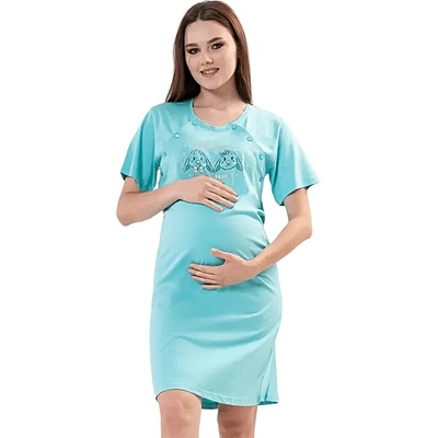 Тюркоазена нощница за кърмачки със зайчета