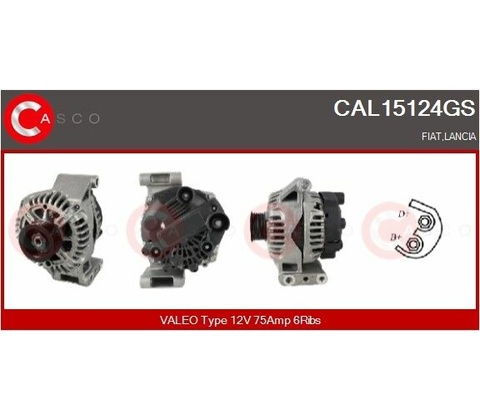Generátor CASCO CAL15124GS