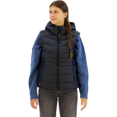 SUPERDRY Потник Superdry Fuji Quilt Padded vest - Black (Eclipse Navy)