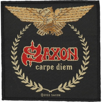 RAZAMATAZ нашивка saxon - carpe diem- razamataz - sp3205
