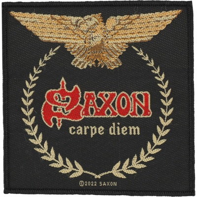 RAZAMATAZ нашивка saxon - carpe diem- razamataz - sp3205