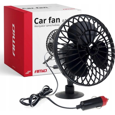 AMiO Ventilátor do auta s prísavkou mini FAN 12V 02235