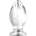 NS Novelties Bishop Glass Buttplug Transparent