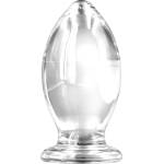 NS Novelties Bishop Glass Buttplug Transparent