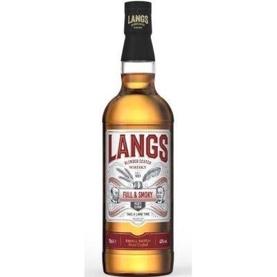 Langs Full & Smokey 43% 0,7 l (holá láhev)