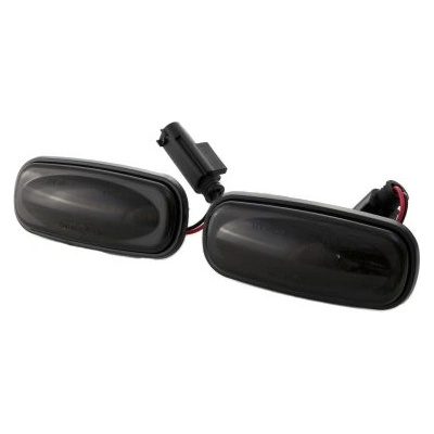 Диодни мигачи за калник за Landrover Discovery 2 (1999-2004), Freelander 1 (1998-2002), Defender - опушени с бягащ мигач