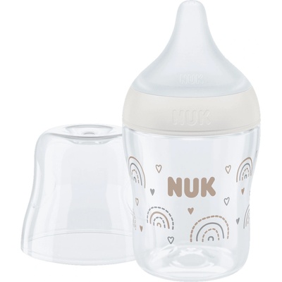 Nuk Perfect Match fľaša s kontrolou teploty white 150 ml