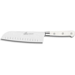 LION SABATIER Нож Сантоку TOQUE 18 см, с нитове от неръждаема стомана, бял, Lion Sabatier (LS814783)