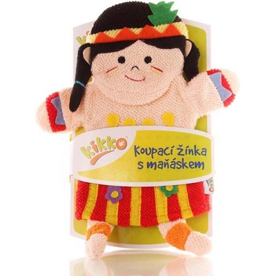 Kikko kúpacie maňušky Malá Indiánka 1 ks